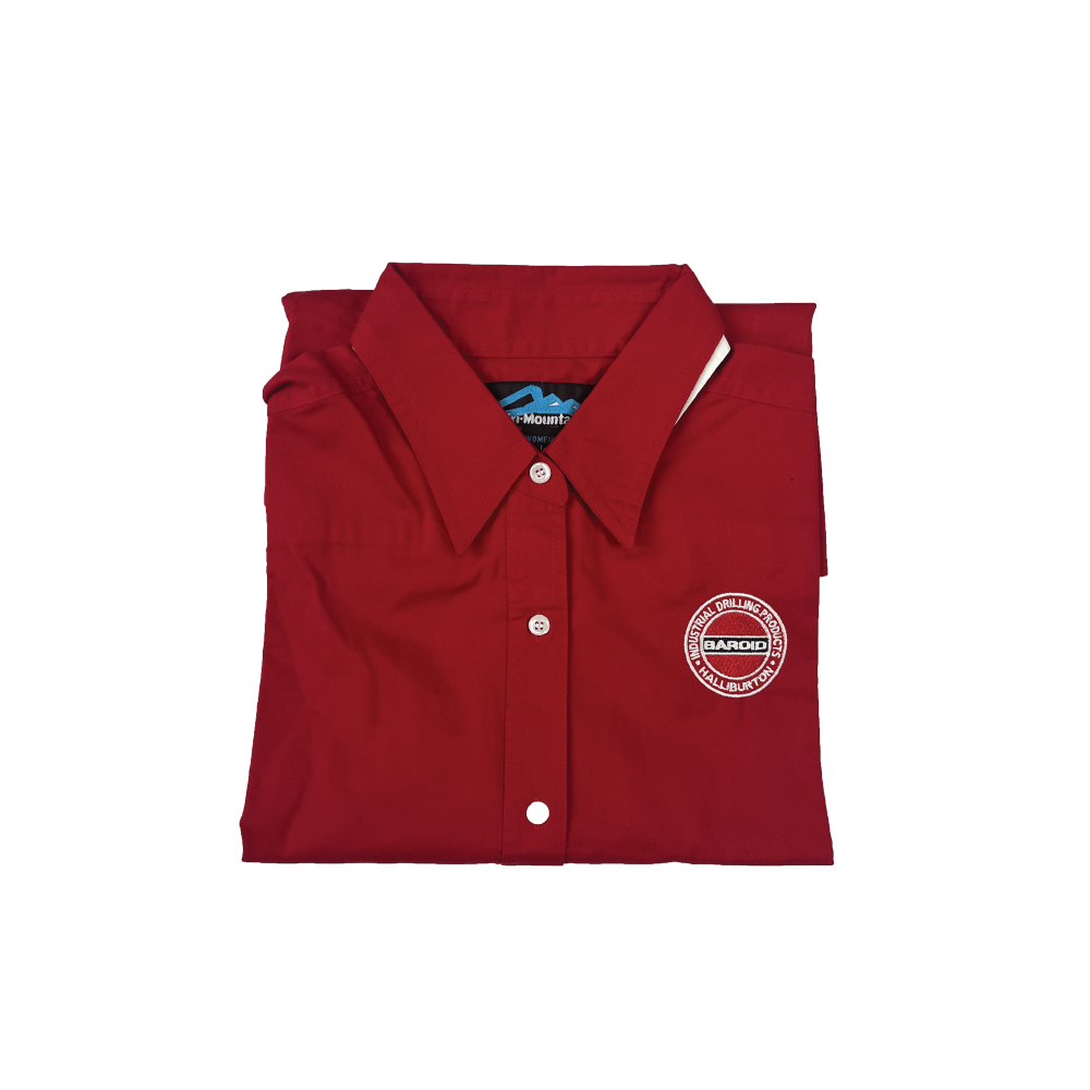 Tri-Mountain Ladies S/S  - Red